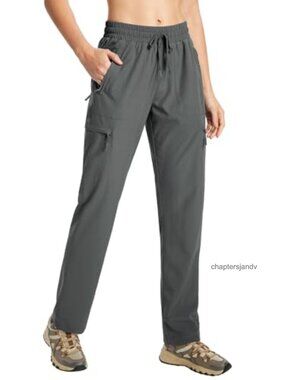 KWZ Women's Hiking Pants Lightweight Quick Dry Cargo Pants